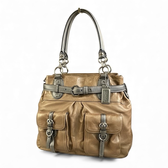 Coach Handbags - Coach Limited Edition XL North South Tote in Bronze Copper